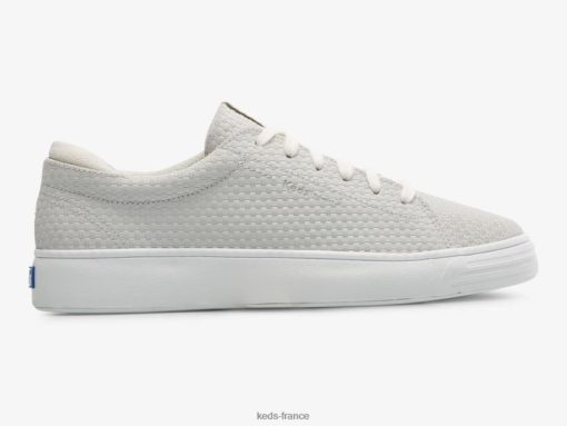 Keds baskets Alley en daim estampé gris clair |   Keds Paris B2XZ0X198 femmes