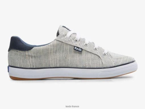Keds baskets Center III à rayures flammées rayure marine |   Keds Paris B2XZ0X154 femmes