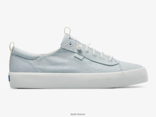 Keds baskets en toile à pois Kickback argent bleu clair |   Keds Paris B2XZ0X62 femmes