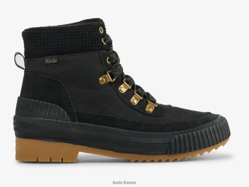 Keds botte de voltigeur en daim résistant à l'eau avec Thinsulate noir |   Keds Paris B2XZ0X206 femmes
