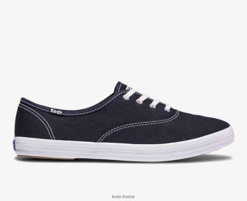 Keds exploit de champion. sneaker en coton biologique marine profonde |   Keds Paris B2XZ0X110 femmes