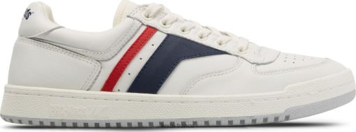 Keds skyhawk lo cuir blanc bleu rouge |   Keds Shoes France B2XZ0X255 unisexe
