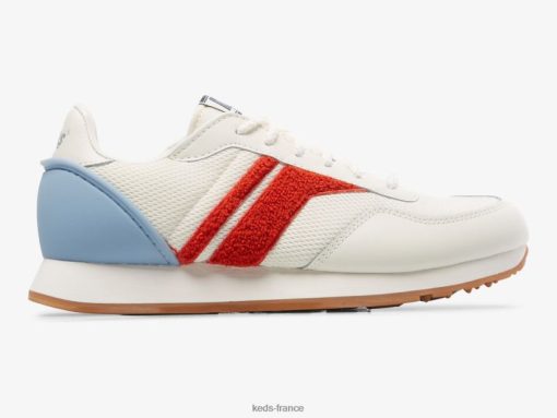 Keds sneaker Renaissance en tissu éponge blanc rouge |   Keds France B2XZ0X173 femmes