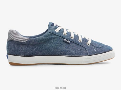 Keds sneaker center iii en chambray marine |   Chaussures Keds B2XZ0X164 femmes
