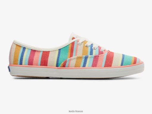 Keds sneaker éco-responsable champion rose multicolore |   Keds Paris B2XZ0X158 femmes