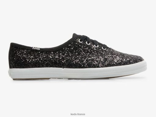 Keds sneaker de célébration à paillettes Champion noir |   Keds Shoes France B2XZ0X103 femmes