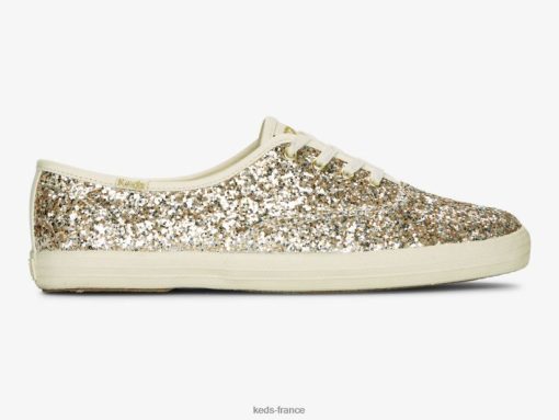 Keds sneaker de célébration à paillettes Champion or |   Keds France B2XZ0X105 femmes