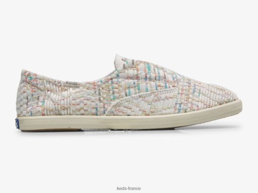 Keds sneaker à enfiler en tissu naturel chillax blanc multicolore |   Keds Shoes France B2XZ0X63 femmes