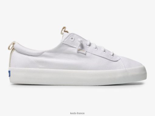 Keds sneaker à enfiler en toile Kickback blanc |   Keds Shoes France B2XZ0X59 femmes