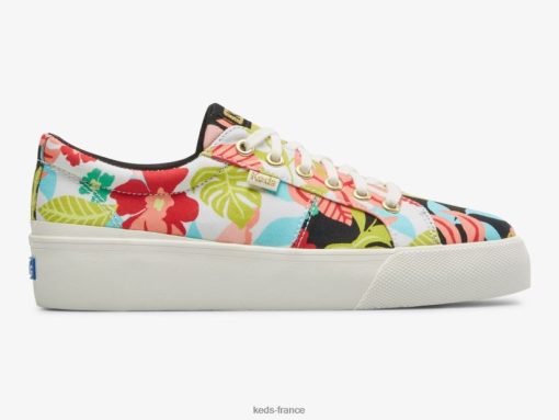 Keds sneaker jump kick duo à imprimé tropical corail noir |   Chaussures Keds B2XZ0X156 femmes