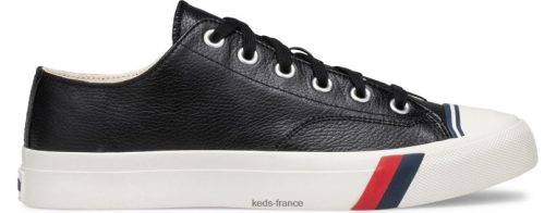 Keds sneaker royal lo classique en cuir noir |   Keds Shoes France B2XZ0X135 unisexe