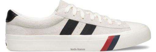 Keds sneaker royal plus en daim crème |   Keds Paris B2XZ0X138 unisexe