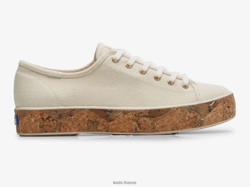 Keds sneaker triple kick en liège naturel |   Keds Paris B2XZ0X166 femmes