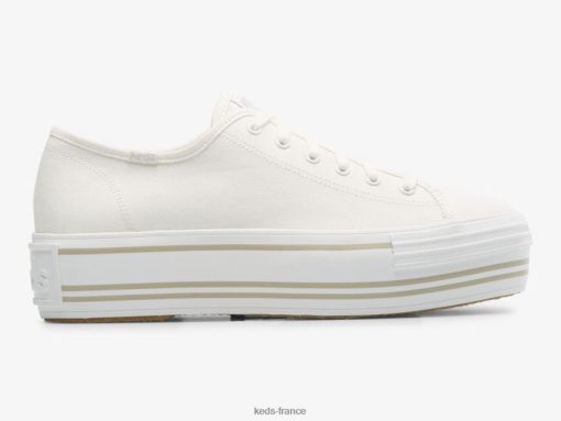 Keds sneaker à triple renfort patchwork blanc |   Keds Shoes France B2XZ0X191 femmes