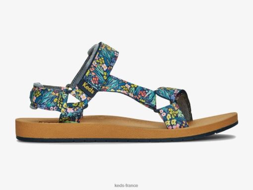 Keds x Rifle Paper Co. sandale trio marine |   Keds Shoes France B2XZ0X55 femmes